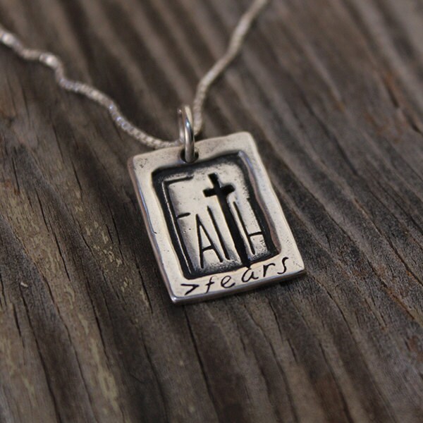 Faith Sterling Silver Jewelry Etsy