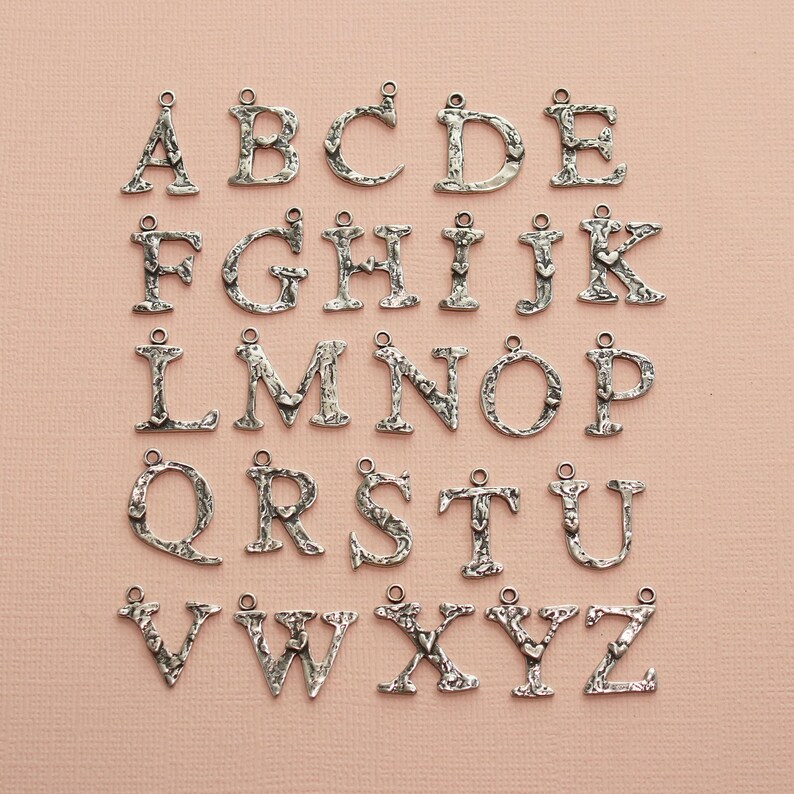 Love Letters, Letter Necklace, Letter Pendants, Unique Letters ...