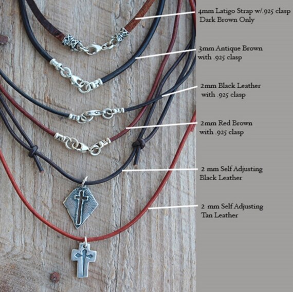 AllureGifts Handmade Leather Necklace With Genuine Greek Cord & 925 Sterling Silver Clasp - Statement Choker, Multicolor, UK Made