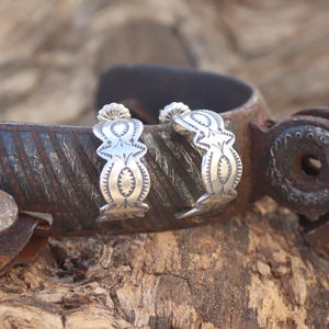 Montana Hoop Earring, Small Half Hoop Earrings, Visible Faith Jewelry