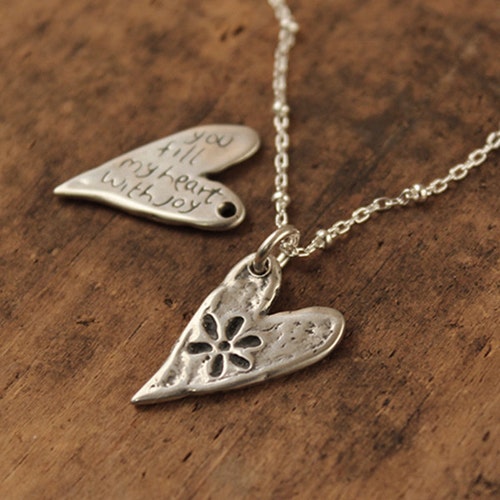 Never Stop Pendant Visible Faith Sterling Silver Jewelry Etsy