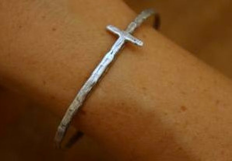 Servant Cuff Visible Faith Sterling Silver Jewelry Etsy