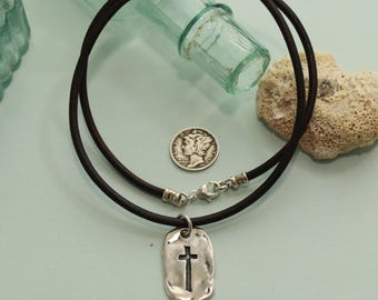 Braided Leather James Avery Mens Leather Necklace James Avery