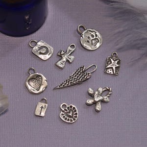 Charming Assorted Charms, Bracelet Charms, Keychain, Unique Charms, Dainty, Sterling Silver, Christian, Handmade, Visible Faith Jewelry