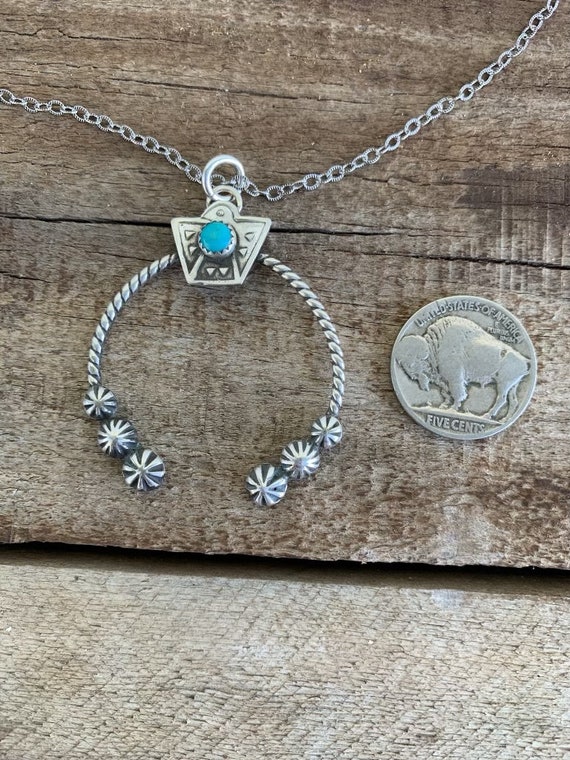 Outstanding Native American Navajo Kingman Turquoise Sterling Silver Toothpick Holder Signed Outstanding Native American Navajo Kingman Turquoise Sterling Silver Toothpick Holder Signed