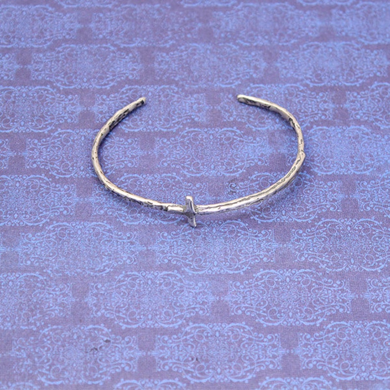 Servant Cuff Visible Faith Sterling Silver Jewelry Etsy