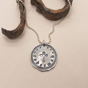 Sealed With Redemption Pendant, Wax Seal, Redeemed, Visible Faith Jewelry Company, Christian Jewelry, Necklace