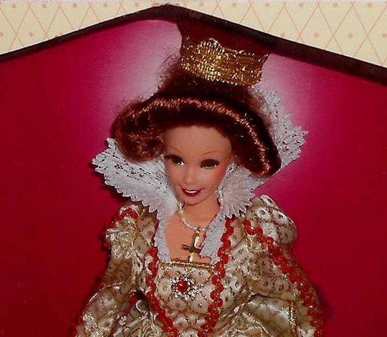 New ELIZABETHAN QUEEN BARBIE Great Eras Collection 12792 | Etsy
