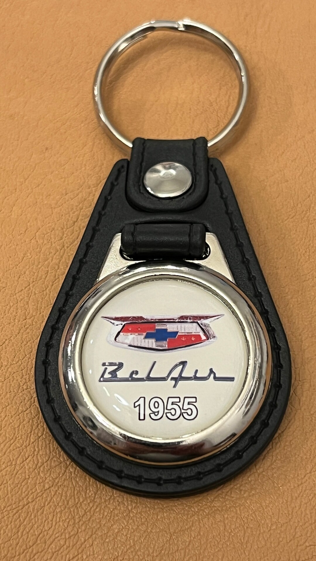 BELAIR 1955 KEYCHAIN off White Etsy