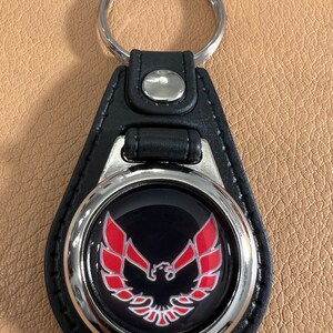 PONTIAC FIREBIRD black and red KEYCHAIN