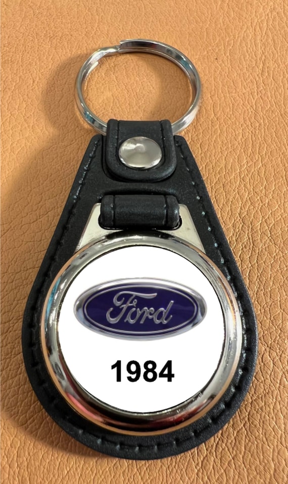 1984 Ford Schlüsselanhänger classic look blau weiß - .de