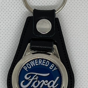 Retro Leather Keychain High-Quality for ford