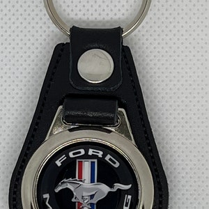 MUSTANG LEATHER Keychain High-Quality for your car