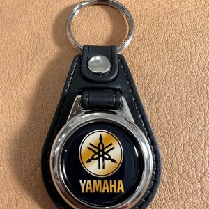 Black and gold YAMAHA KEYCHAIN fob