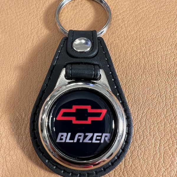 Blazer Chevy Keychain red and black