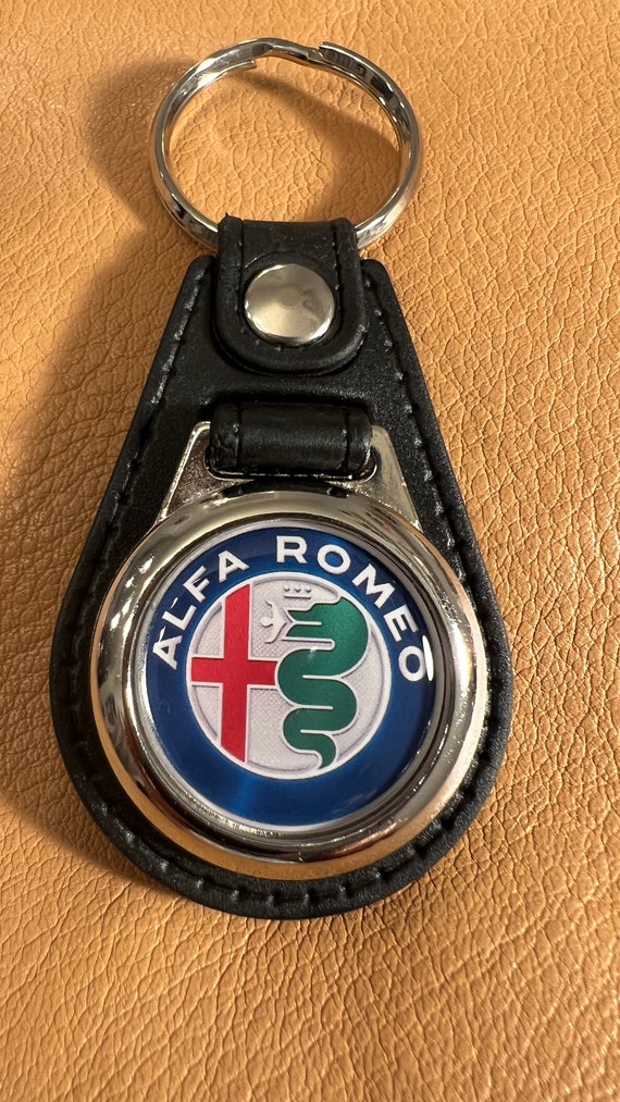Alfa Romeo Keyring Key Ring Keyring Porte-clés Argent