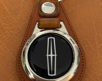 LINCOLN premium classic keychain authentic leather