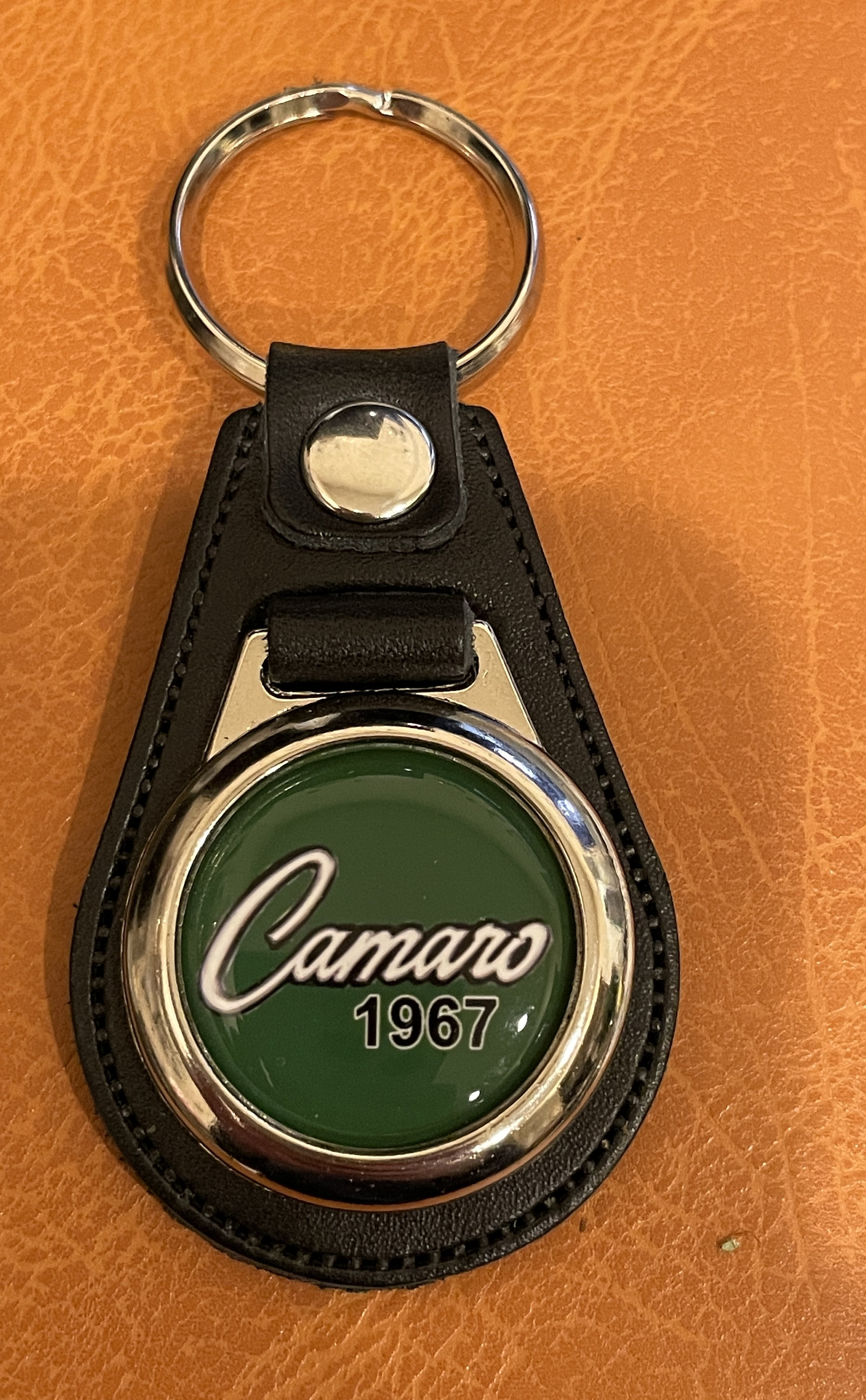 1967 Camaro Black Leather Keychain - Etsy