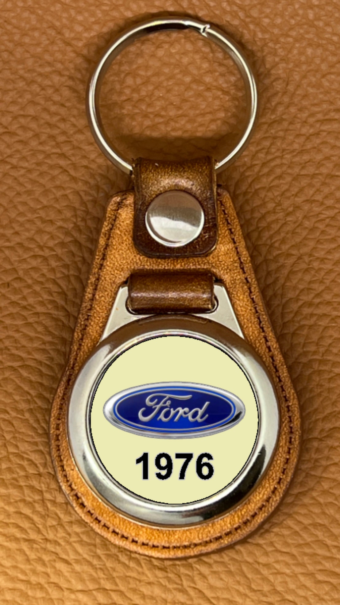 1976 Schlüsselanhänger aus Leder für deinen Ford Truck - .de