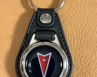 PONTIAC KEYCHAIN BLACK Red Etsy