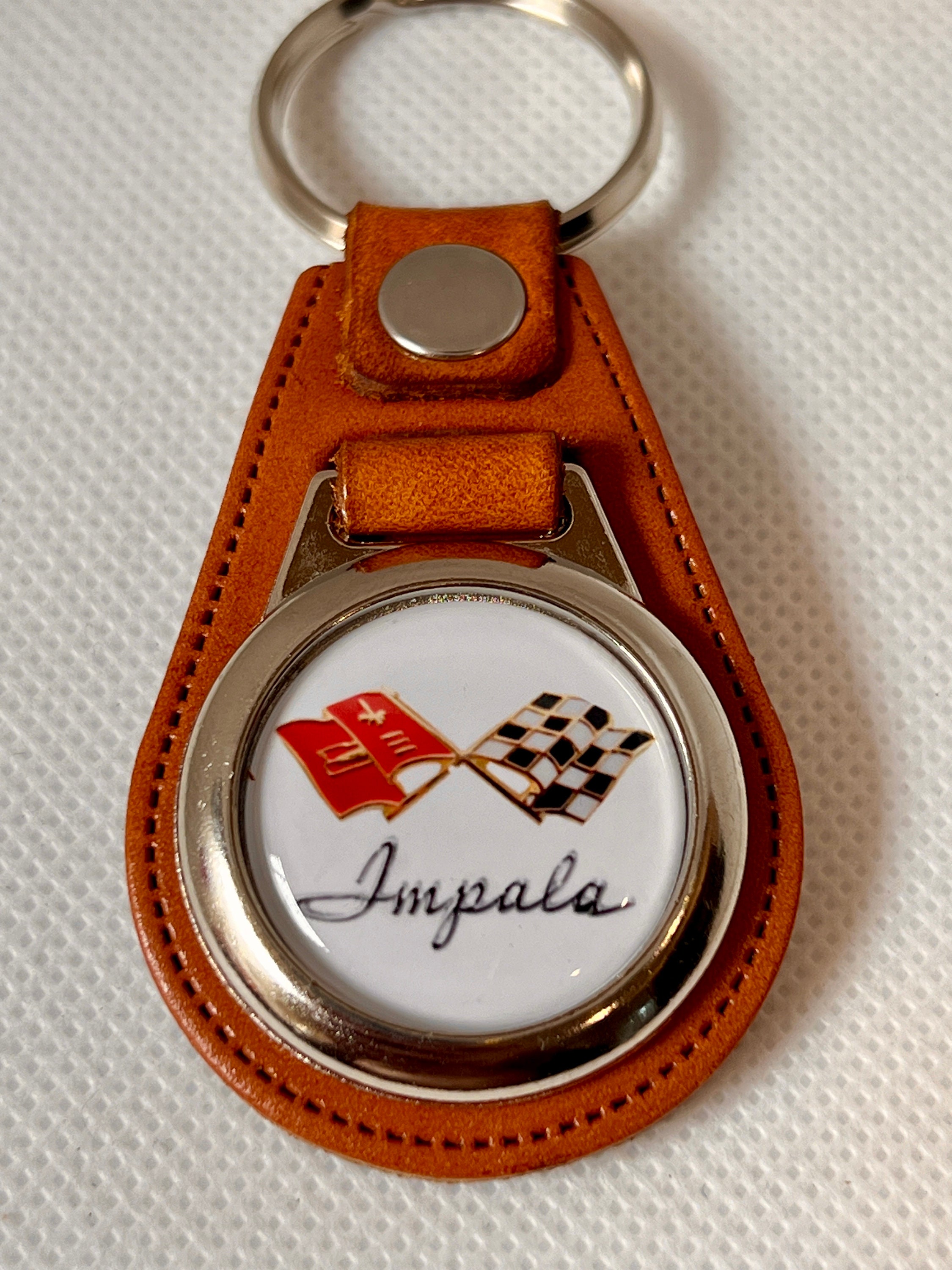 PREMIUM TAN LEATHER Keychain for Impala Etsy Canada