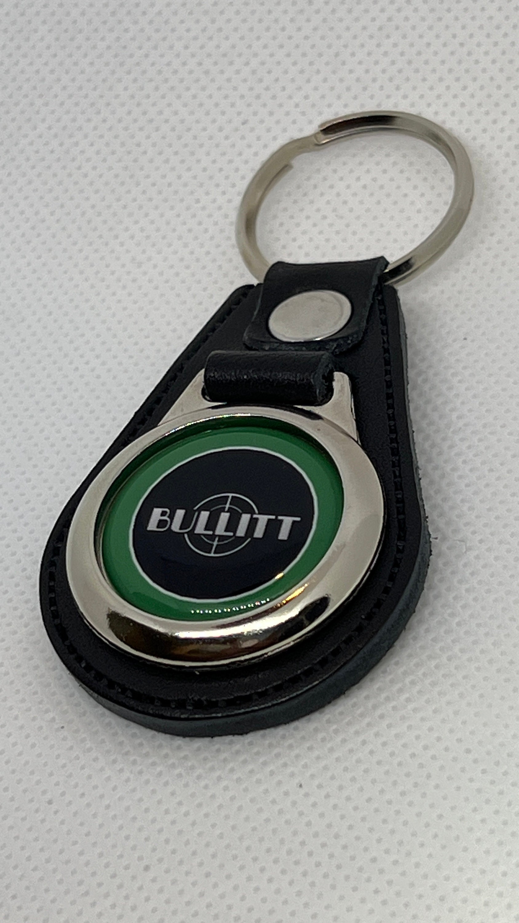 Leather Keychain High quality for Green Ford Bullitt Etsy Canada