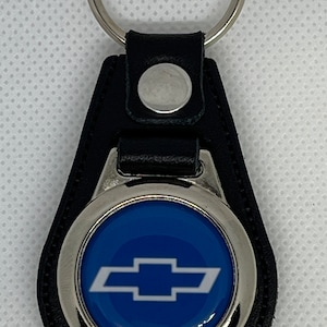 Retro Leather Keychain High-Quality for Chevy