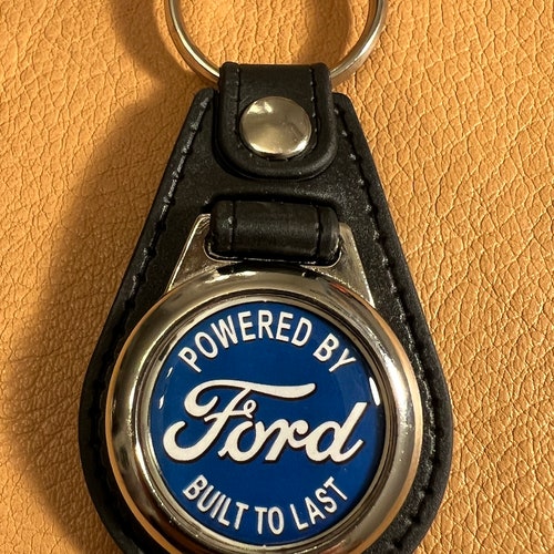 Vintage Ford Keychain Car & Truck Authentic Retro Blue Tag Etsy