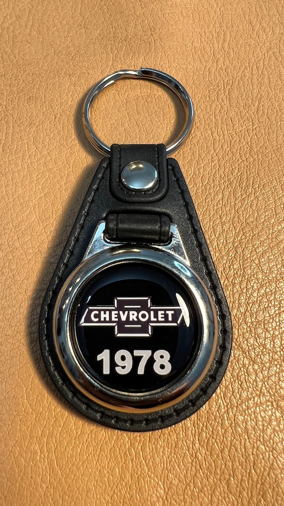 1978 CHEVY Keychain BOWTIE Black Etsy