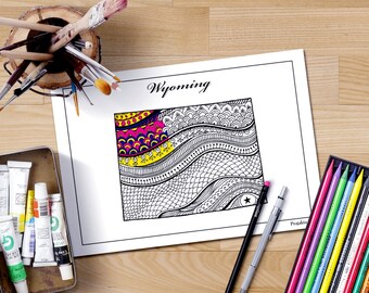 mandala coloring page for adults printable intricate mandala etsy