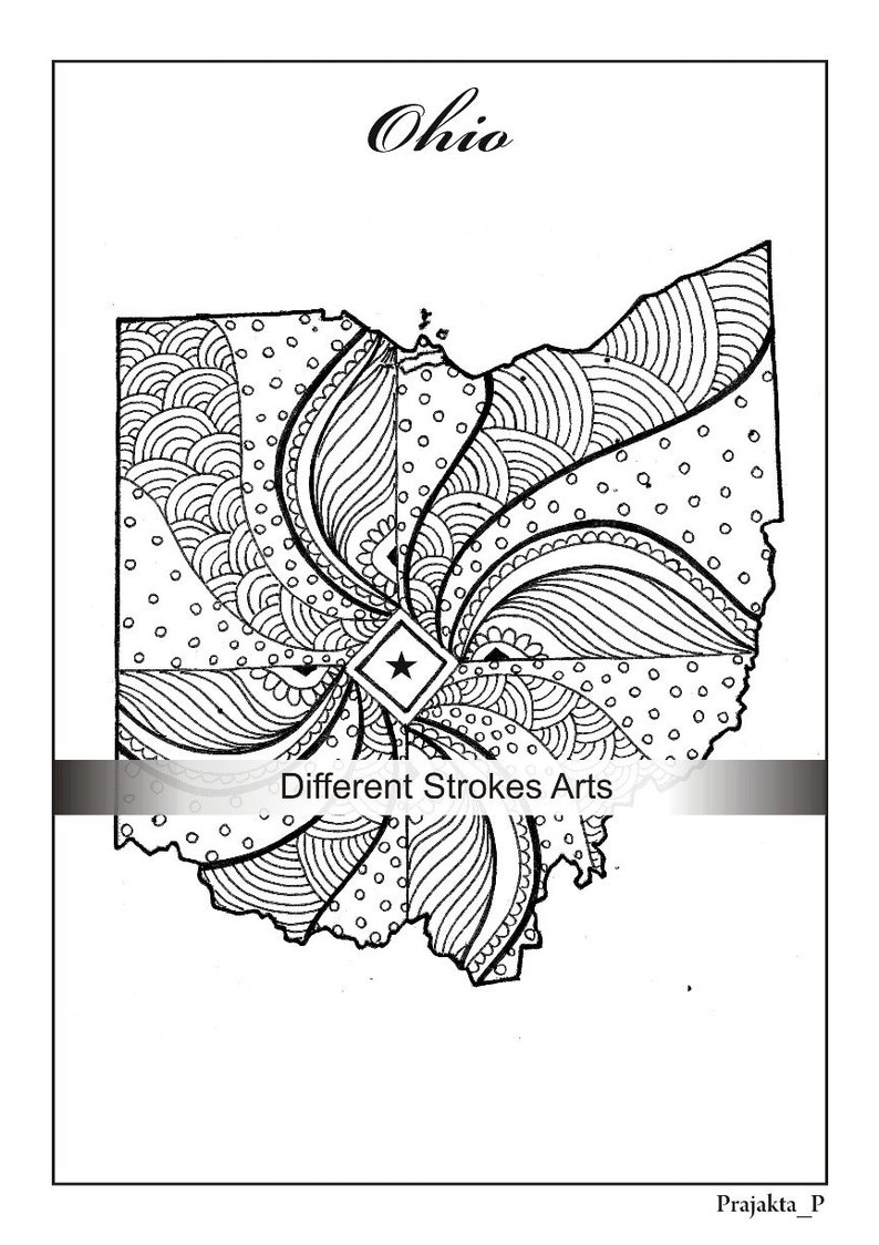 Ohio State Map Printable Coloring - Il 794xN.883766369 1tgl