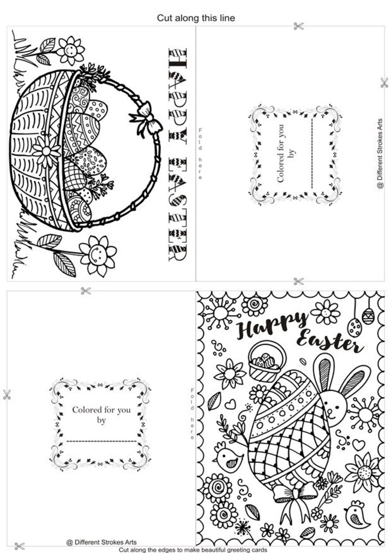 Easter playing cards towards shade, printable Easter coloring playing cards for older people, spring colouring web pages, do it yourself Easter crafts, Easter greetings image about Printable Easter Cards to Color identified as Easter playing cards toward coloration, printable Easter coloring playing cards for grownups, spring colouring internet pages, do-it-yourself Easter crafts, Easter greetings