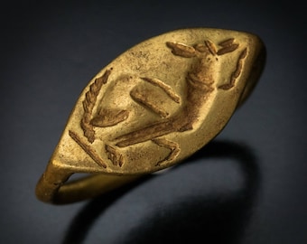 5th Century BC Ancient Greek Gold Finger Ring