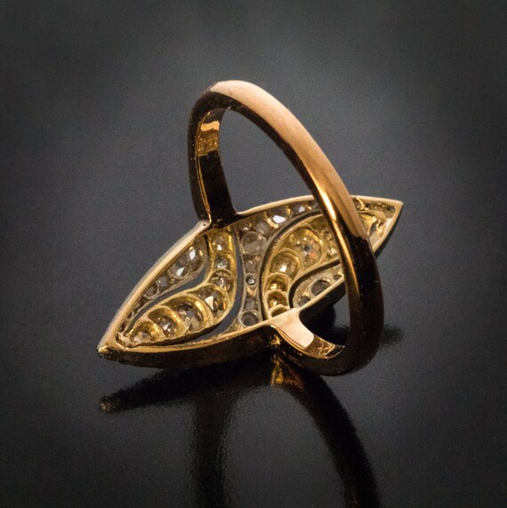 Antique Marquise Shape Diamond Ring - image 5
