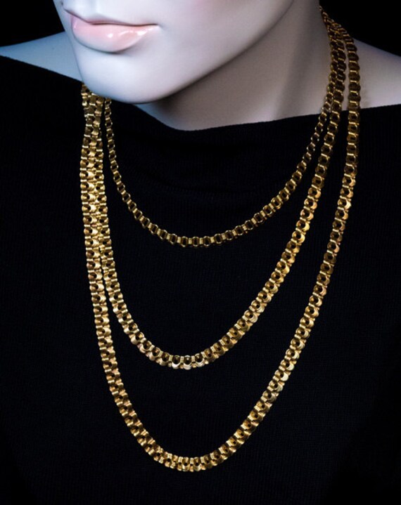 russian gold chain necklace