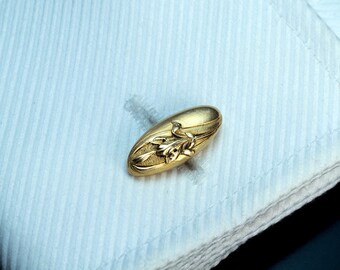 Vintage Early 1900s French 18K Gold Cufflinks