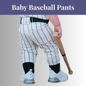 Baby baseball Pants Infant baseball pants for photoshoot sports-themed birthday clothing Newborn Baseball pants for cake smash photos