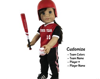 Doll Softball Etsy