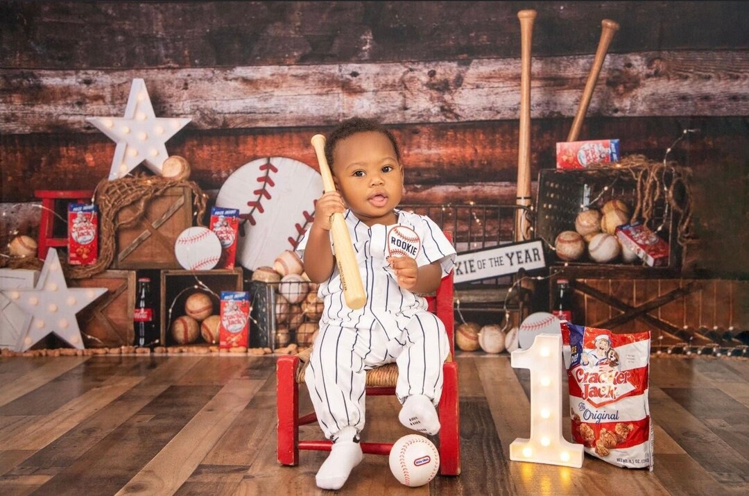 Baby Baseball Outfit 2 Pc EMBROIDERED Pinstripe Baseball Etsy