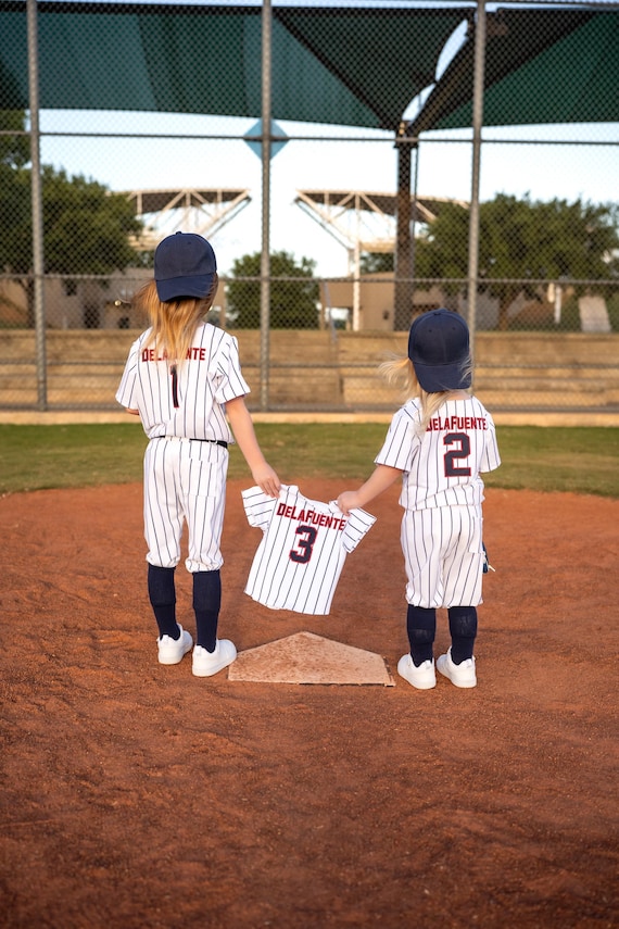 Baby Baseball Jersey & Pants Pinstripe Baseball Outfit for Infant