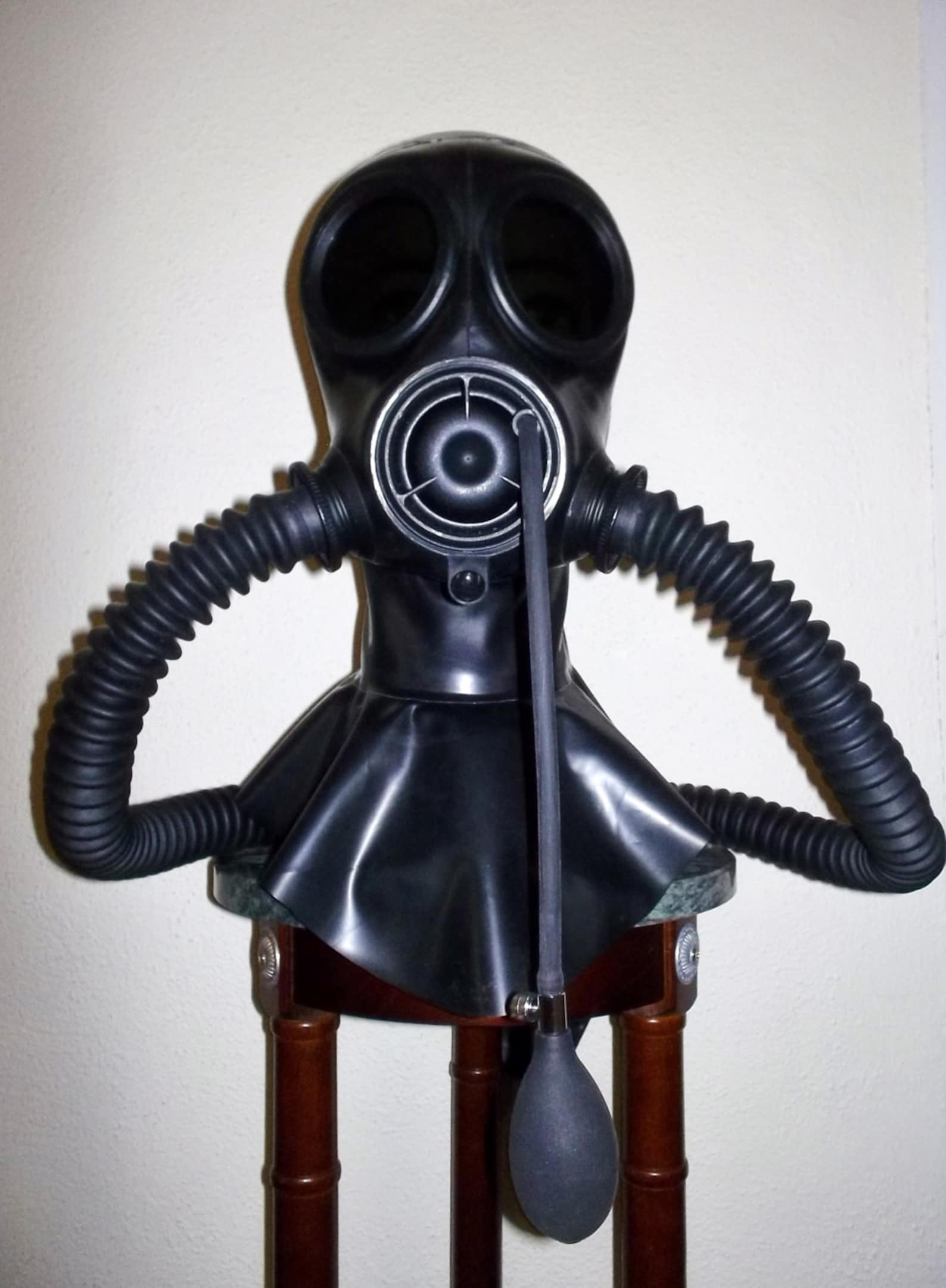 Fetish Heavy Rubber FM12 Gas Mask LATEX HOOD w/ Dark Lenses Etsy