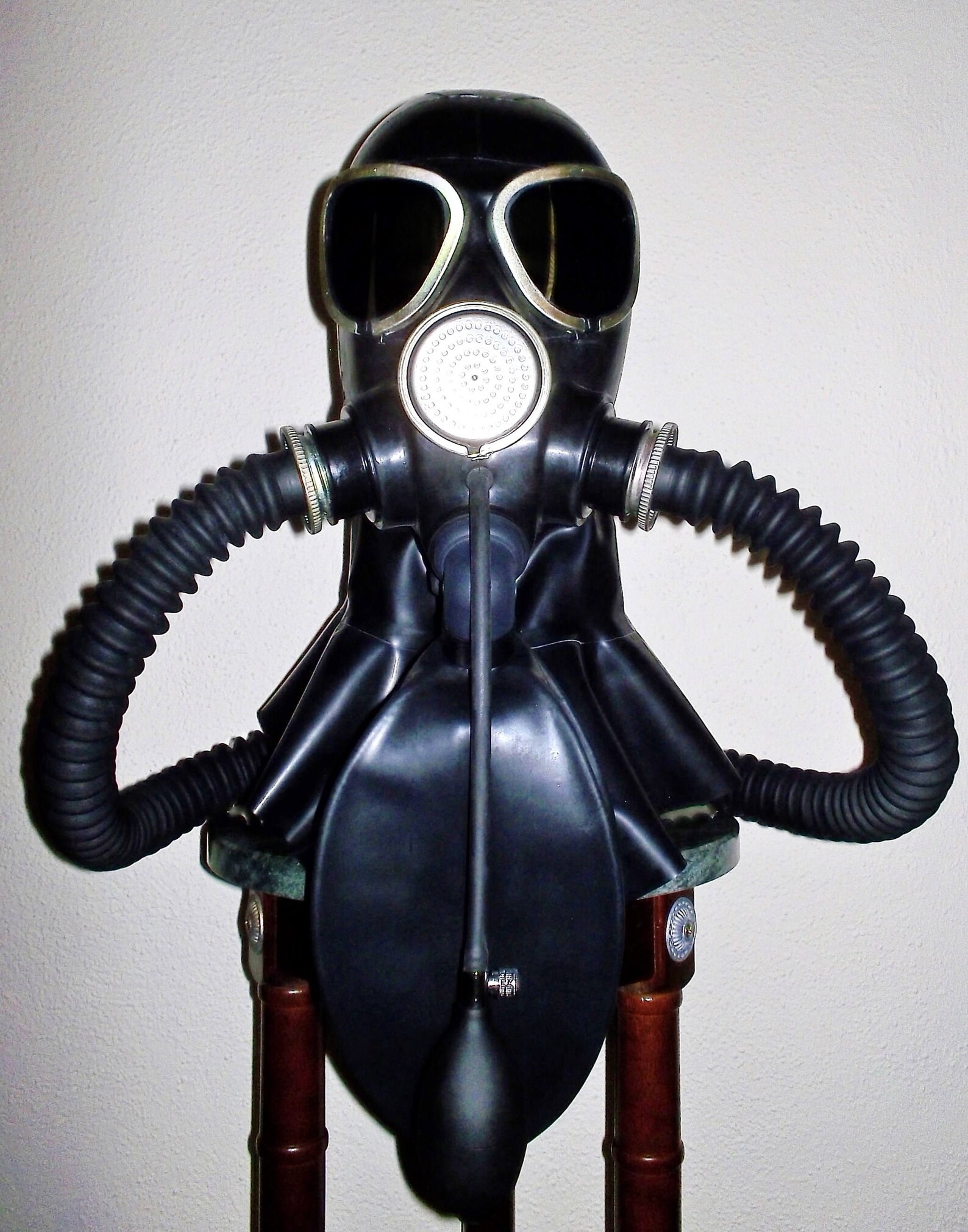 Fetish Heavy Rubber GAS MASK Latex Hood W/ Dark Tinted Lenses Etsy
