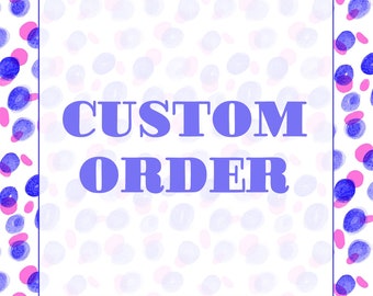 CUSTOM BOW ORDER