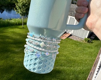 Blueberry Milk / Spring Blue  - Bracelet Stack 3 or 5
