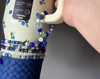 Frisch Gepflückt Hydrojug Perlen Griff Charm mit Magnetverschluss Optional Blaubeere Charm