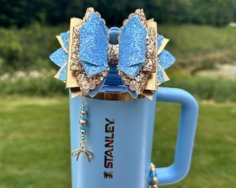 Messi Blue Stanley Bow - Blue and Gold - Protour or Regular Straw