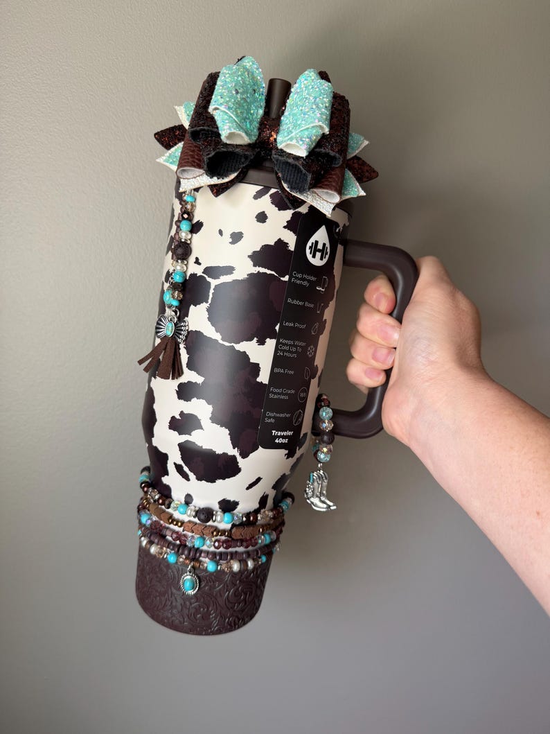 Frontier Hydrojug Bracelet Accessory - Brown and Turquoise Western image 2