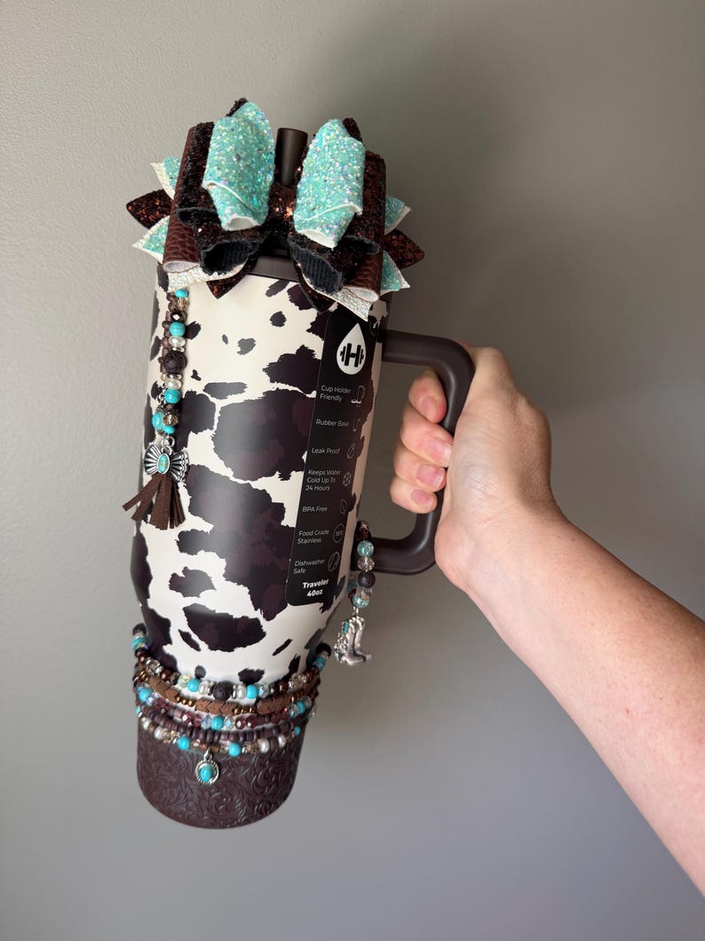 Frontier Hydrojug Bracelet Accessory - Brown and Turquoise Western image 3