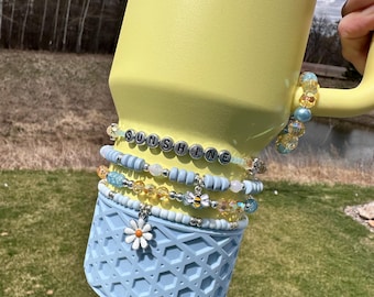 Tumbler Bracelet Stack - Yellow - Pomelo - Sunshine