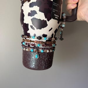 Frontier Hydrojug Bracelet Accessory - Brown and Turquoise Western image 1